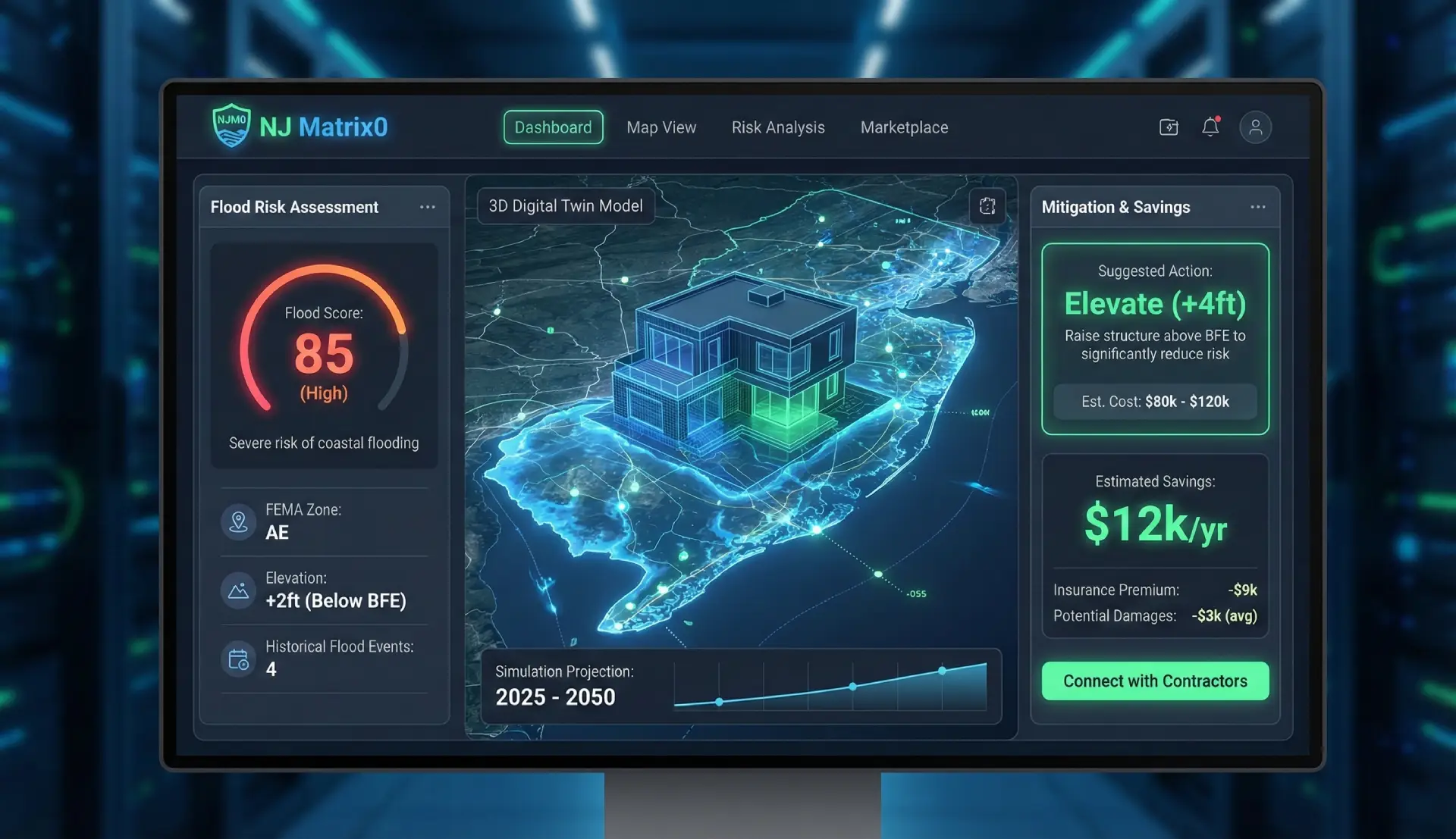 NJ Matrix0 Dashboard